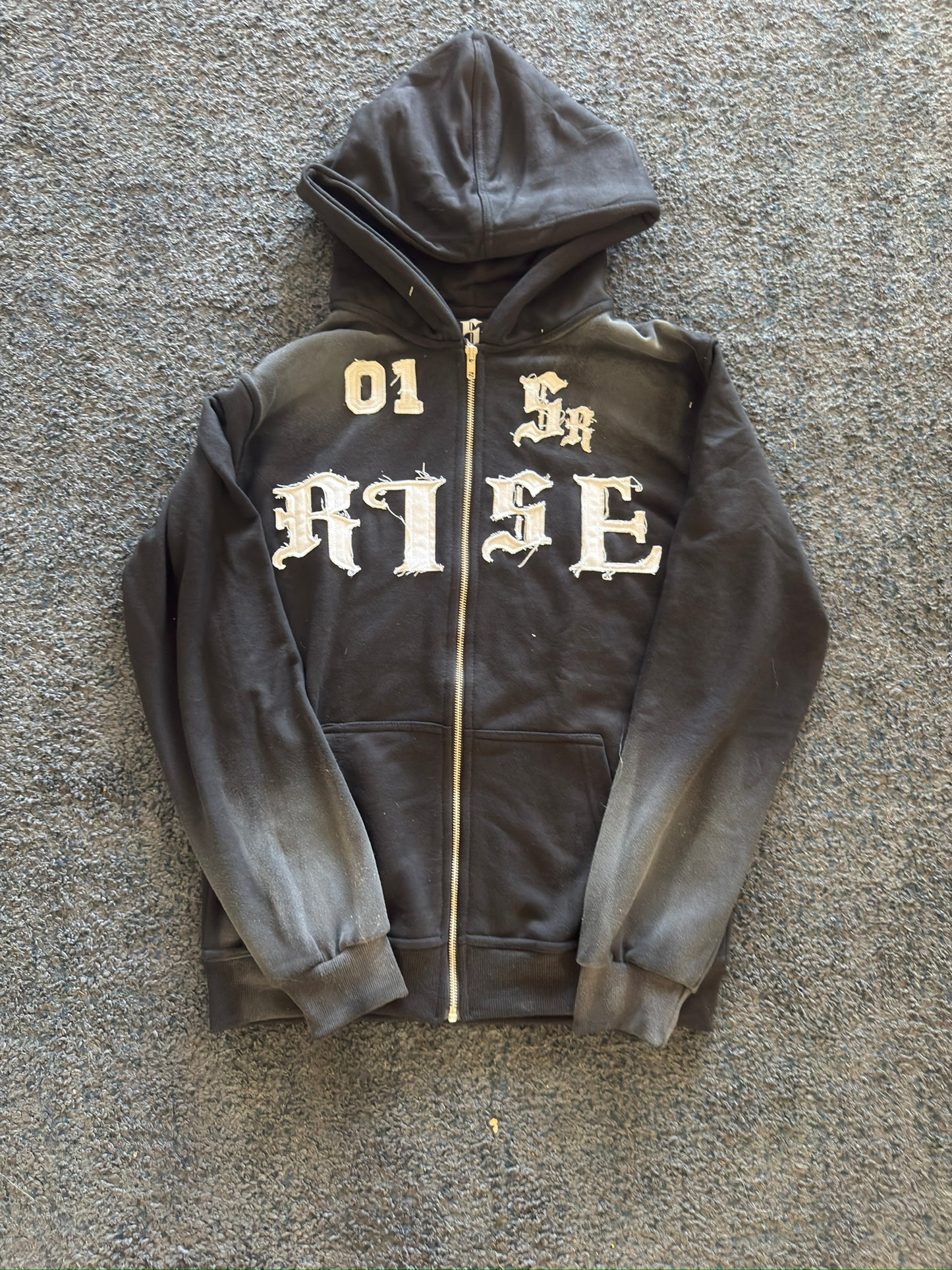 "Rise" Zipup Hoodie