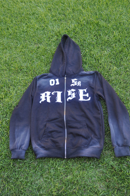 "Rise" Zipup Hoodie