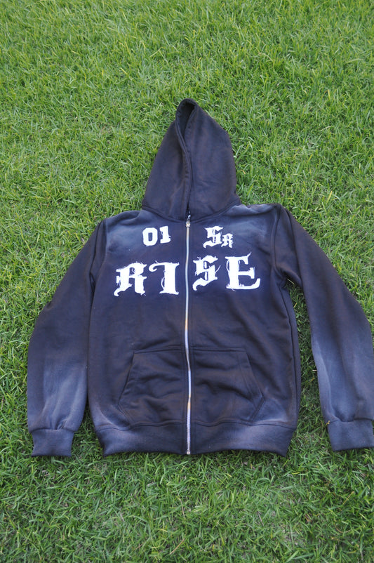 "Rise" Zipup Hoodie
