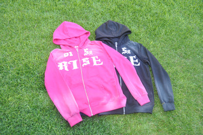 "Rise" Zipup Hoodie